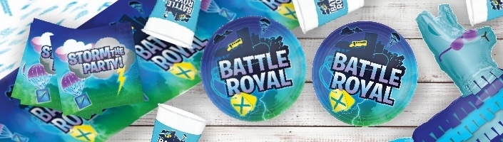 Battle Royal | Gaming Party Supplies | Balloons | Decorations | Packs